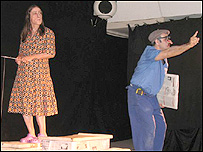 صحنه ای از نمايش "بعد از عشق"