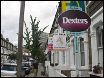 英国出售房屋标志