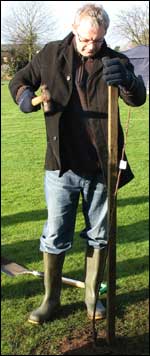 Tree planting at Cooper Perry Primary School near Stafford 
