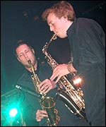 Garrick and Henry, Sax machines.