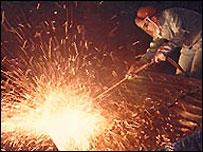 Сталевар біля домни