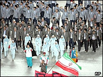 کاروان ايران در مراسم افتتاحيه بازيهای آسيايی