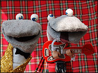 Scottish Falcetto Sock Puppet Theatre