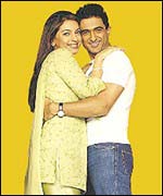 The 'expecting' couple - Shanti and Deep