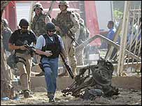 विस्फोट के बाद का हाल