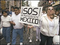 Manifestação no México (arquivo)