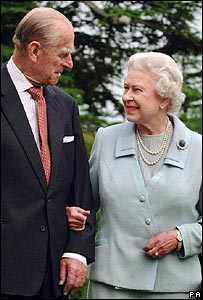 A rainha Elizabeth 2ª e o príncipe Phillip são casados há 60 anos