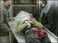 جسد یکی از دو عضو حماس که به دست نیروهای اسرائیلی کشته شدند