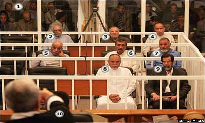 کمرۂ عدالت کا منظر