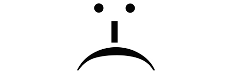 Emoticon, sad