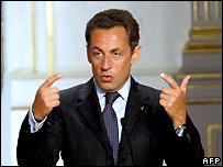 Tổng thống Pháp Sarkozy