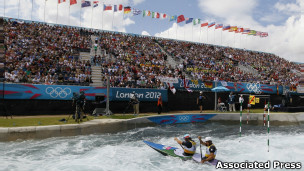 Centro aquático Lee Valley (Foto AP)
