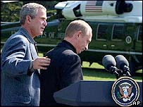 Putin e Bush