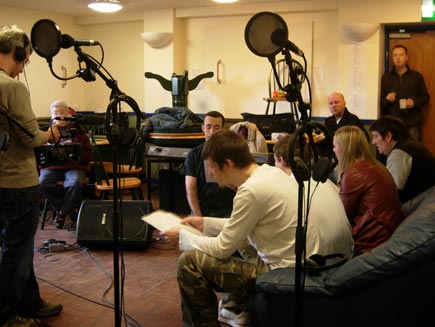 The ensemble perform 'The Harpurhey Song'