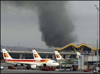Explosão de bomba no aeroporto de Madri