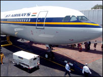 जेट एयरवेज़ का विमान