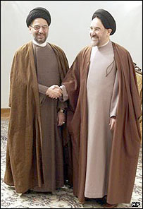 محمد خاتمی و عبدالعزيز حکيم