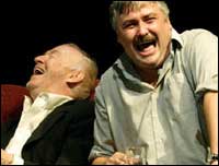 Jim Norton and Conleth Hill in The Seafarer