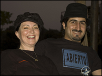 عمر اسامہ بن لادن اور ان کی اہلیہ