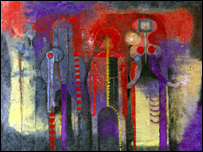 Quatro Tres Personajes, de Rufino Tamayo