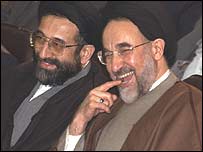 محمد خاتمی و موسوی لاری 