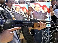 تظاهرات طرفداران جعفری