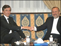 Fransa ve İran'ın dışişleri bakanı