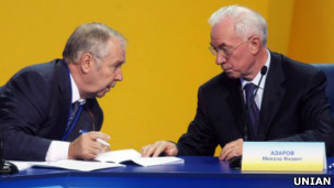 Володимир Рибак та Микола Азаров 