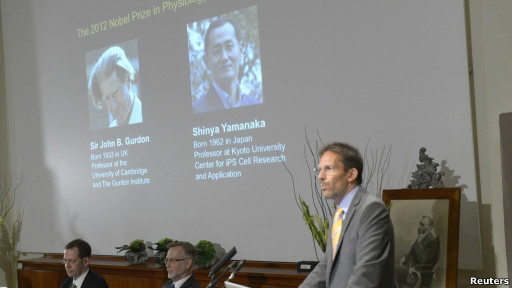 John Gurdon dan Shinya Yamanaka 