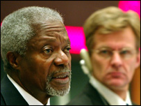 کوفی عنان اور ژان ایگلین