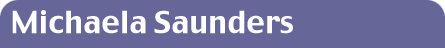 Michaela Saunders