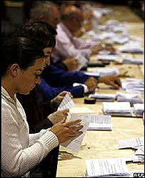 Contagem dos votos na Irlanda