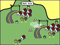 Tela do jogo Wild West Bank