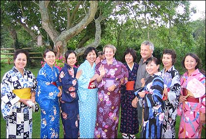 Japanese visit to Lowe Farm B&B