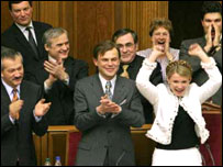 Юлія Тимошенко у Верховній Раді (фото УНІАН)