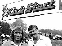 Peter Purves (with Kick Start co-presenter Mick Andrews)