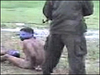 Sri Lanka alleged war crimes footage previously shown by Channel4 (file photo)