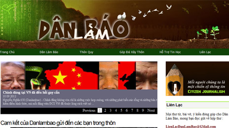 Trang web Dân làm báo