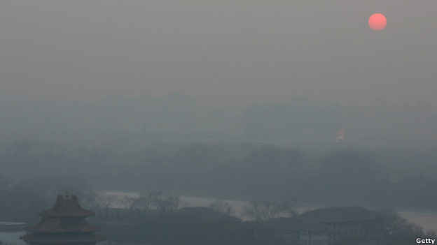 中国城市灰霾天气日益增多