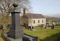 Cofgolofn Syr David James a theulu Pantyfedwen