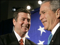 صدر بش اور سینیٹر جارج ایلن