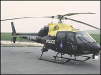 Helicóptero da polícia (foto de arquivo)