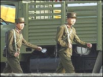 Корейські війська на китайському кордоні