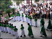 Cầu nguyện của giáo dân Thái Hà hôm 28/09/2008