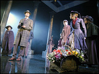 Cast of Pygmalion at York Theatre Royal