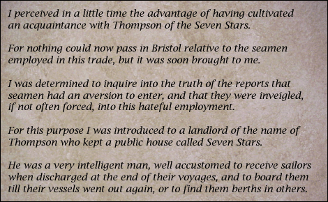 Excerpt from the memoirs of Thomas Clarkson