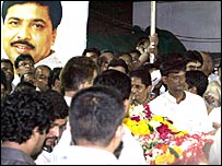 प्रमोद महाजन अंतिम यात्रा