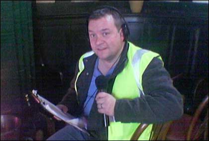 Tony Fisher in the Queens head