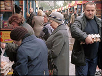 Moskova'da bir pazar