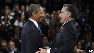 奥巴马和罗姆尼